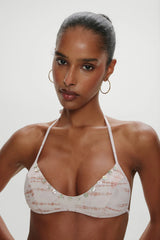 Micah Halter Bikini Top - Sand Drift Print