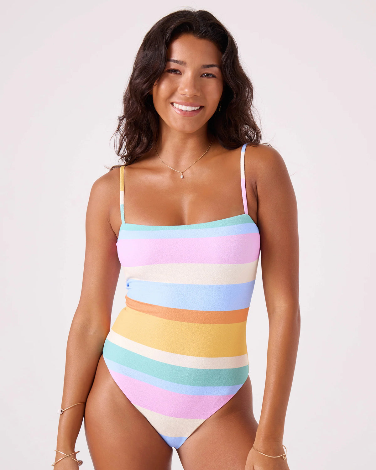 Go My Way Bandeau One Piece Swimsuit