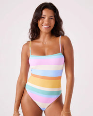 Go My Way Bandeau One Piece Swimsuit