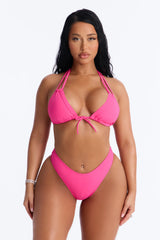 Poolside Sipping Bikini - Fuchsia