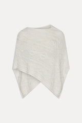 Aspen Poncho - Cloud White