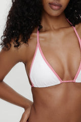 x BELLA HADID Paradise Halter Bikini Top - Weekend at the Farm