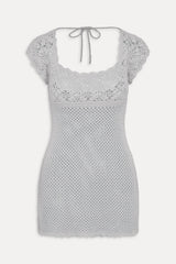 Eloise Crochet Mini Dress - Angel's Meadow