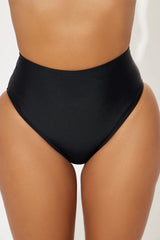 Maui Mix And Match High Rise Bikini Bottom - Black