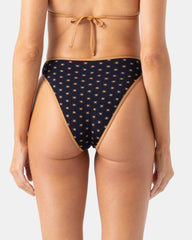 Playa Hermosa Reversible High Waist High Leg Bikini Bottom
