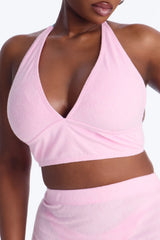 What You Know Bikini And Coverup Skirt - Light Pink
