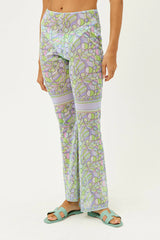 Joey Low Rise Mesh Pants - Vortex