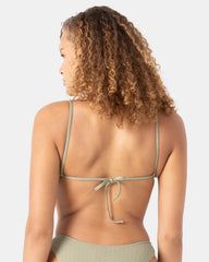 Haleiwa Built Up Triangle Bikini Top