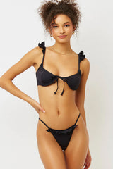 Birdie Skimpy Bikini Bottom - Black