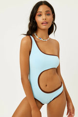 Cash Terry One Piece Swimsuit - Dolphin