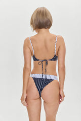 Savannah Underwire Bikini Top - Classic Polka Dot