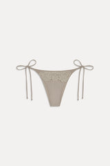 Mackenzie Cheeky Shine Bikini Bottom - Birthday Suit