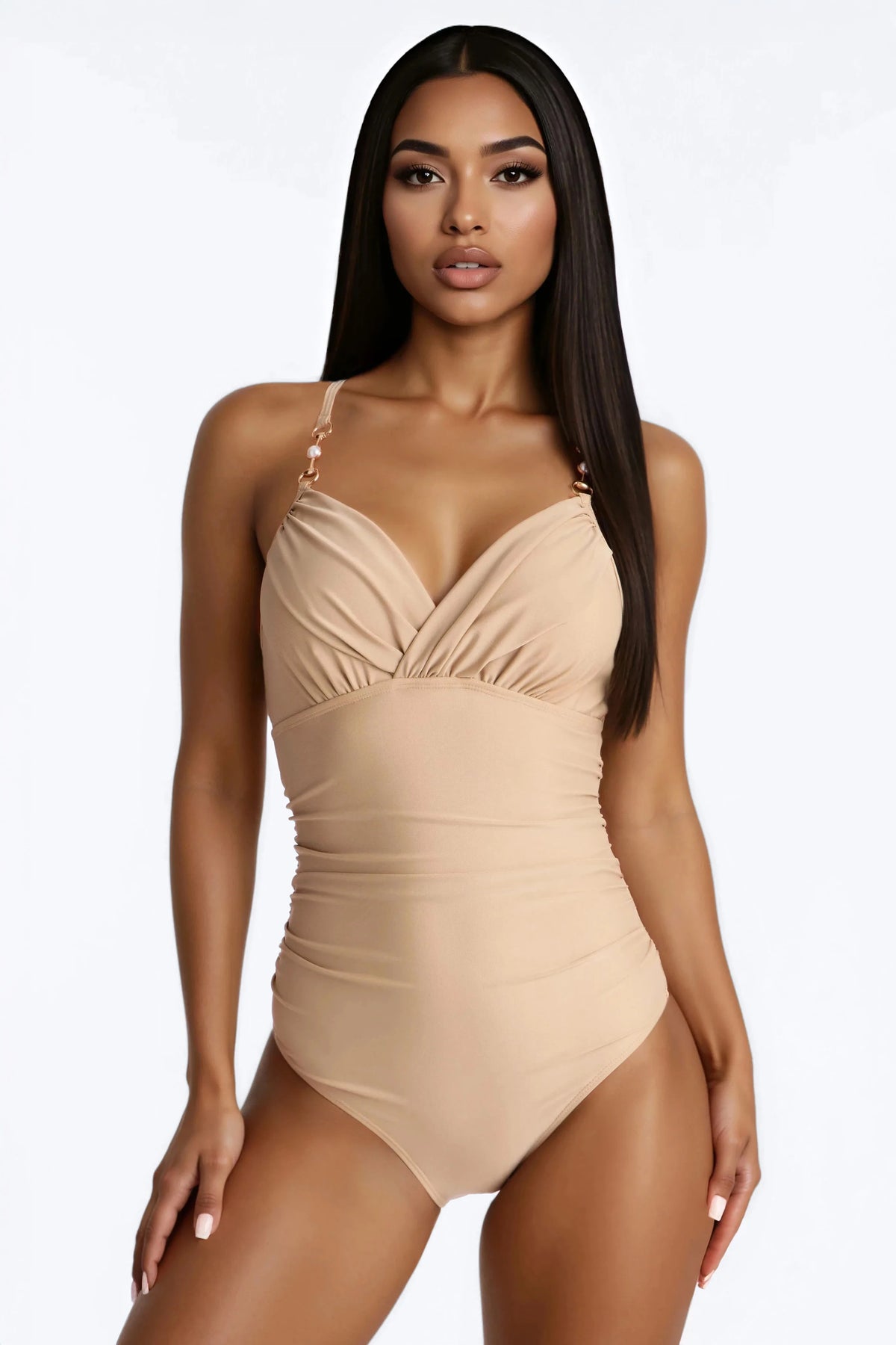 Savoring Summer 1 Piece Swimsuit - Olive