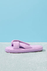 Juna Terry Slide Sandal - Lilac