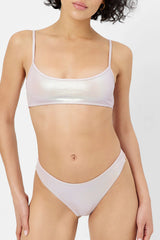 Dawson Iridescent Cheeky Bikini Bottom - Gilded Angel