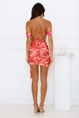 Vividly Iconic Off Shoulder Mesh Maxi Dress Pink