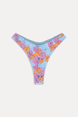 Full Moon Floral Micro Bikini Bottom - Color Me
