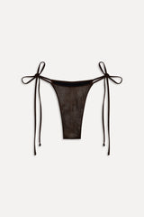 x BELLA HADID Divine Skimpy Bikini Bottom - Cocoa