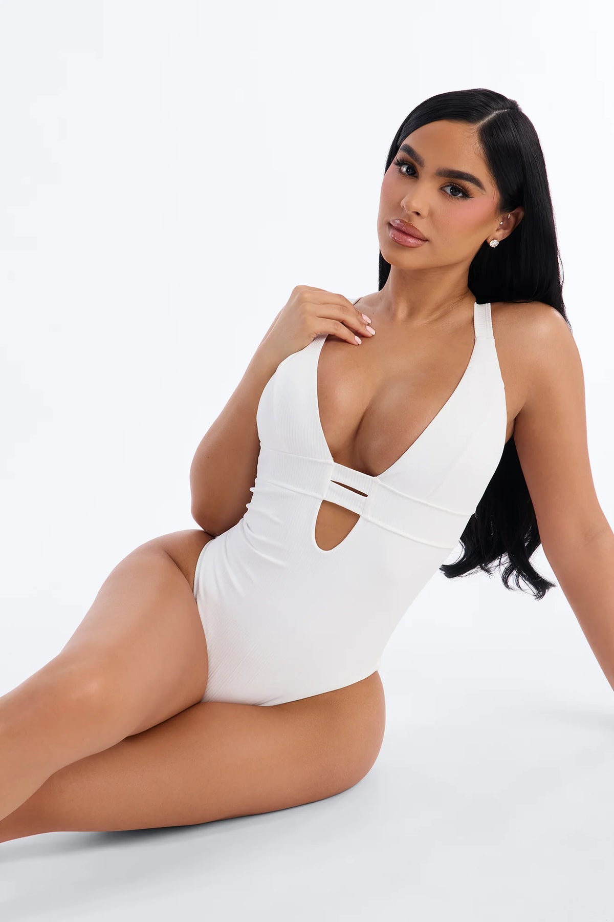 Summer Magic 1 Piece Swimsuit - White