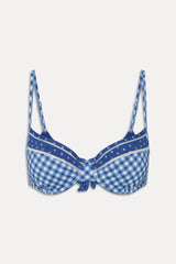 Aspen Underwire Bikini Top - Starry Gingham