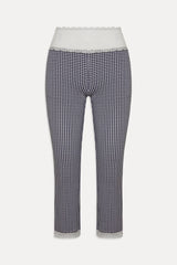 Nikki Gingham Capri Pants - Midnight Wishes