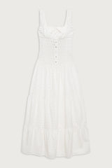 Christabelle Eyelet Maxi Dress - Angel's Wing