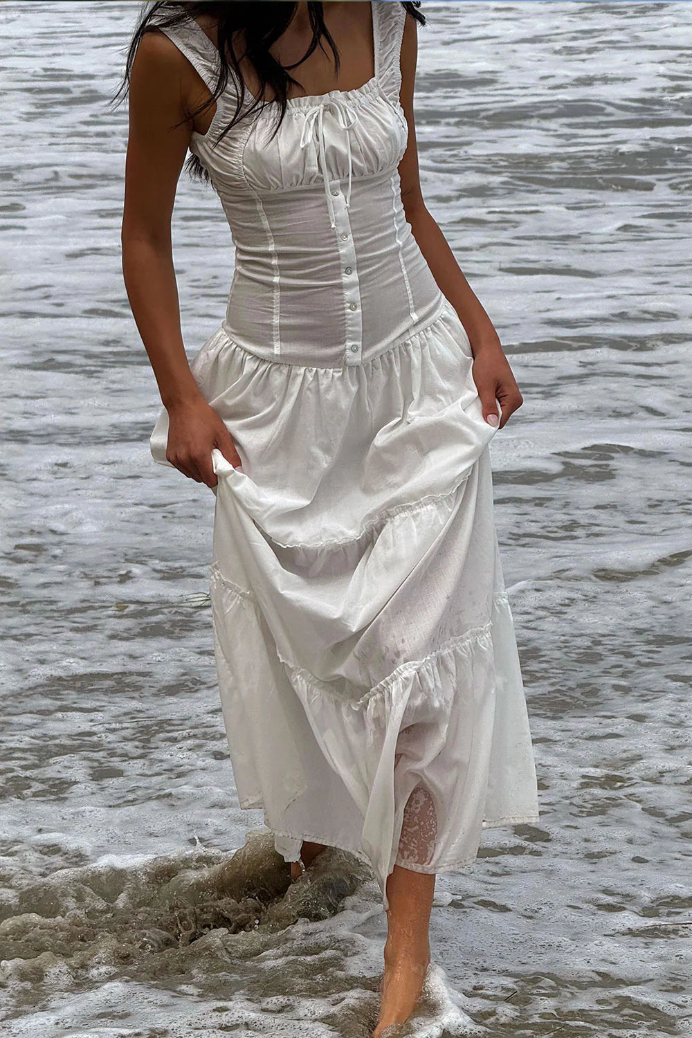 Christabelle Ruffle Maxi Dress - Sunrose