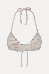 Micah Halter Bikini Top - Sand Drift Print