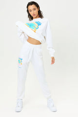 Frank Oversized Sweatpants - White Surfrider