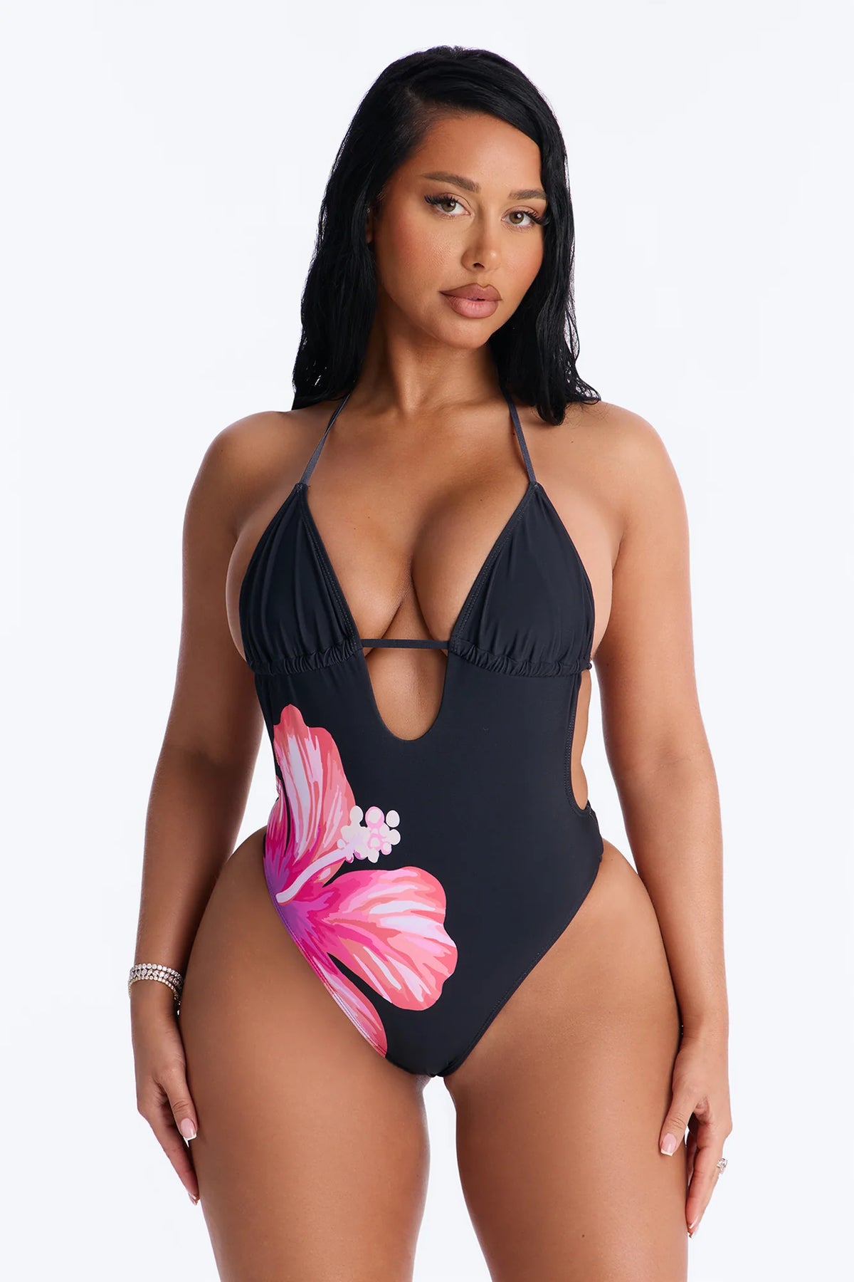 Flora Femme 1 Piece Swimsuit - Black