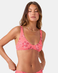 Garden Twirl Scoop Bralette Bikini Top