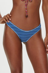 Catalina Full Coverage Bikini Bottom - Summer Stripe