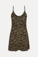 x Réalisation Par Luz Mini Slip Dress - Vintage Tiger
