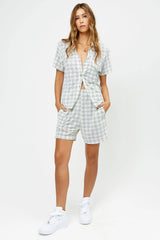 Coco Velvet Button Up Shirt  - HB Diamond