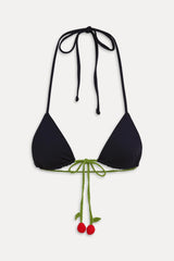 x Réalisation Par Nick Triangle Bikini Top - Cherry Tree